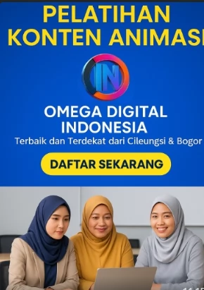 Pelatihan Konten Animasi Omega Digital Indonesia Dorong Perempuan Muda Berani Tampil dan Berkarya Digital